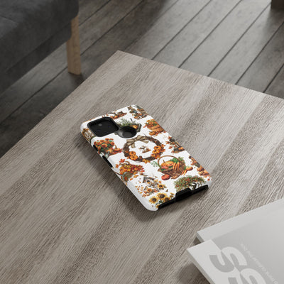 Impact Resistant, Fall Leaves Collage, Cute Phone Cases for Samsung S24, S23, S22, S21, IPhone 15 pro Iphone 14 pro Iphone 13 IPhone 12 Iphone 11