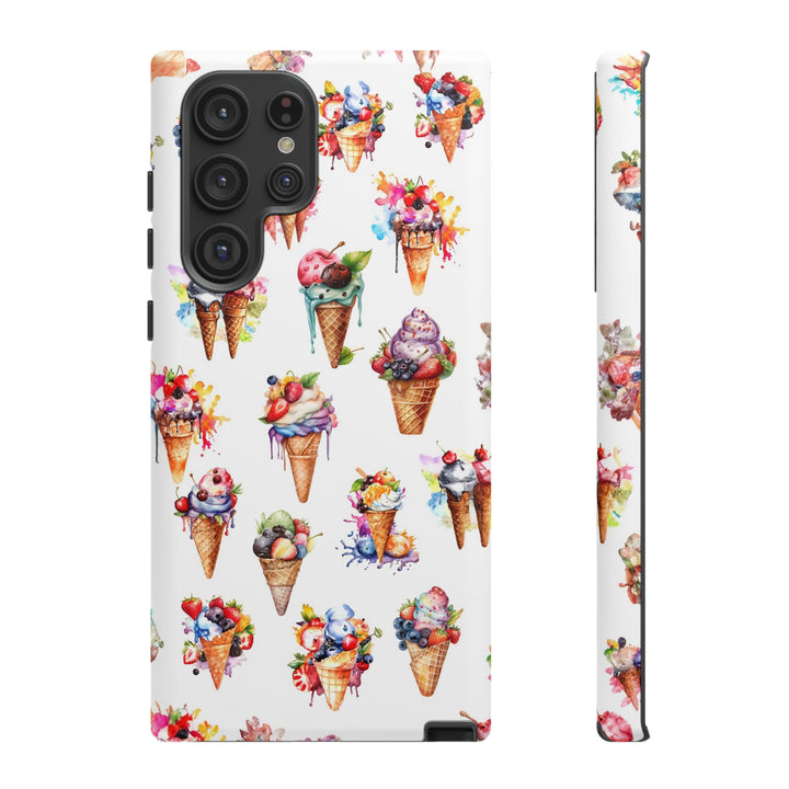 Impact Resistant, Summer Icecream, Cute Phone Cases for Samsung S24, S23, S22, S21, IPhone 15 pro, Iphone 14 pro, Iphone 13 IPhone 12, Iphone 11 - Studio40ParkLane