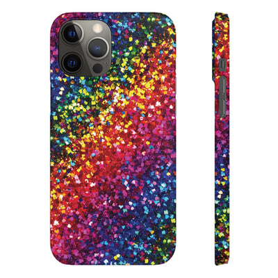 Snap Non-Glitter Muted Color Play on "Faux" Glitter Effect Cute Phone Cases for Samsung and Iphone, 16, 15, 14, S24, S23, S22, S21, S20, Plus and Ultra