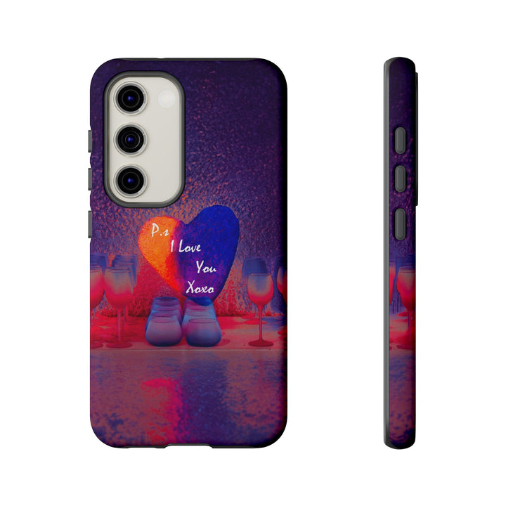 Cute Samsung Case | Cool Iphone Case | PS I love You - Heart, Samsung S24, S23, S22, S21, IPhone 15 Case | Iphone 14 Case, Iphone 13 Case - Studio40ParkLane