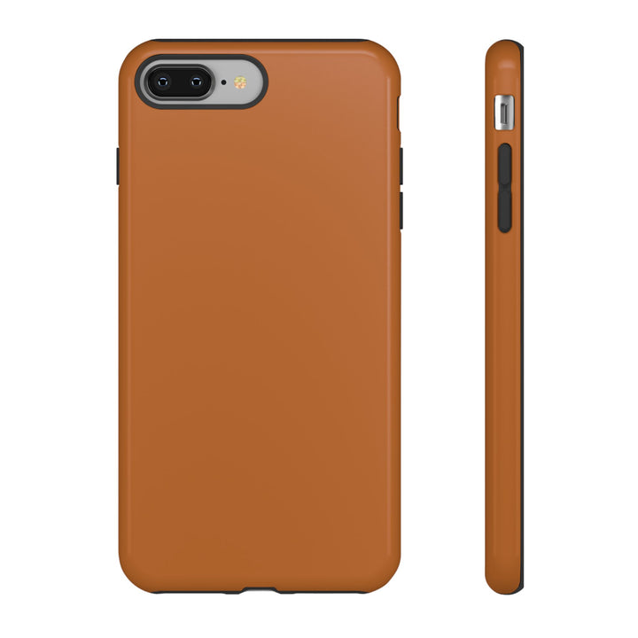 Premium Tough Rusty Brown Orange Gift for Her Cute Phone Cases for Samsung S25 S24, S23, S22, S21, Iphone, 16, 15, 14, 13 Pro Max Ultra - Studio40ParkLane
