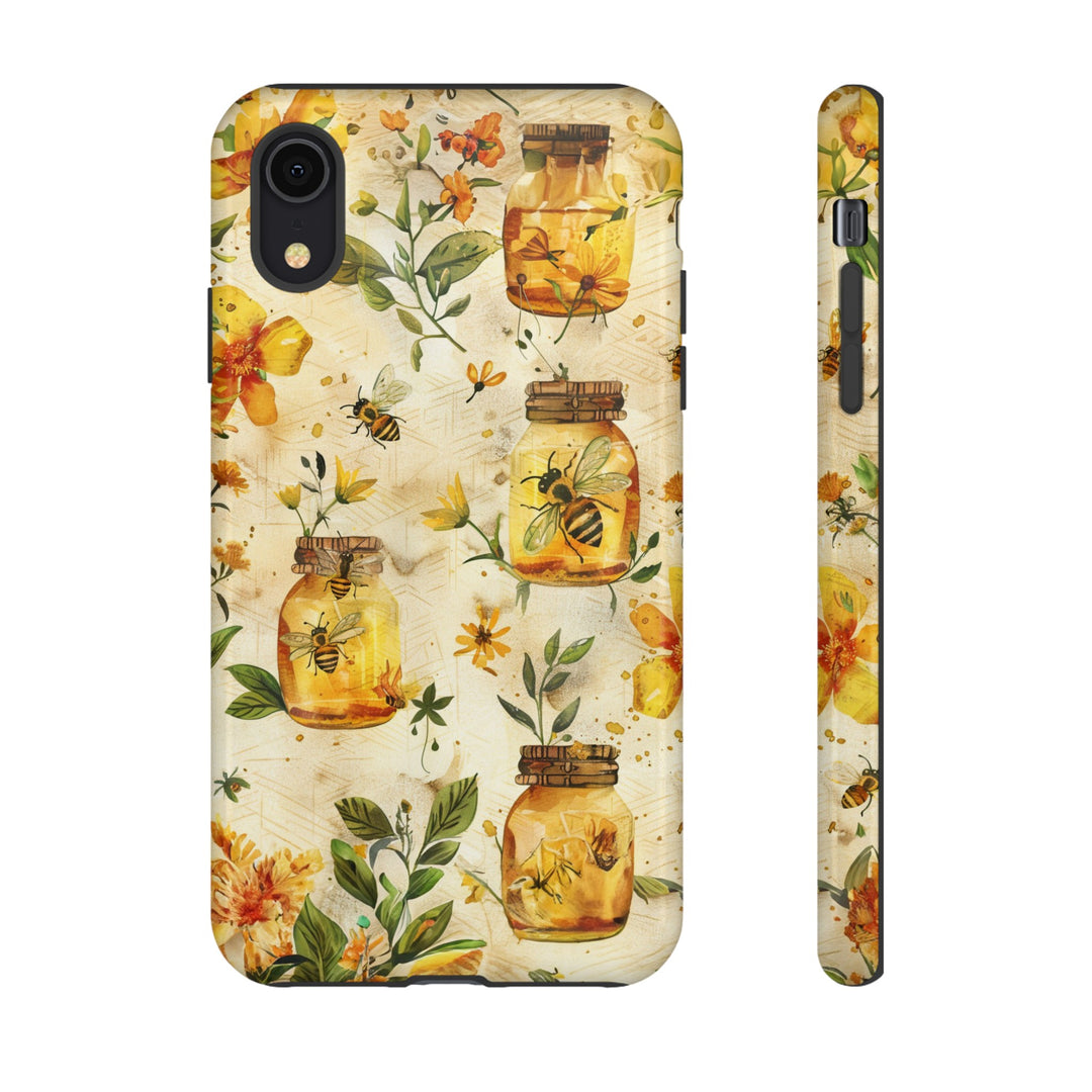 Impact Resistant, Honey Bees, Cute Phone Cases for Samsung S24, S23, S22, S21, IPhone 15 pro Iphone 14 pro Iphone 13 IPhone 12 Iphone 11 - Studio40ParkLane