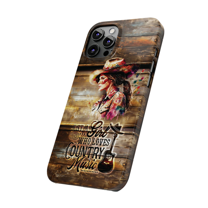 Slim Cute Phone Cases for Iphone - | iPhone 15 Case | iPhone 15 Pro Max Case, Iphone 14 Case, Iphone 14 Pro Max, Iphone 13, Country Music Girl - Studio40ParkLane