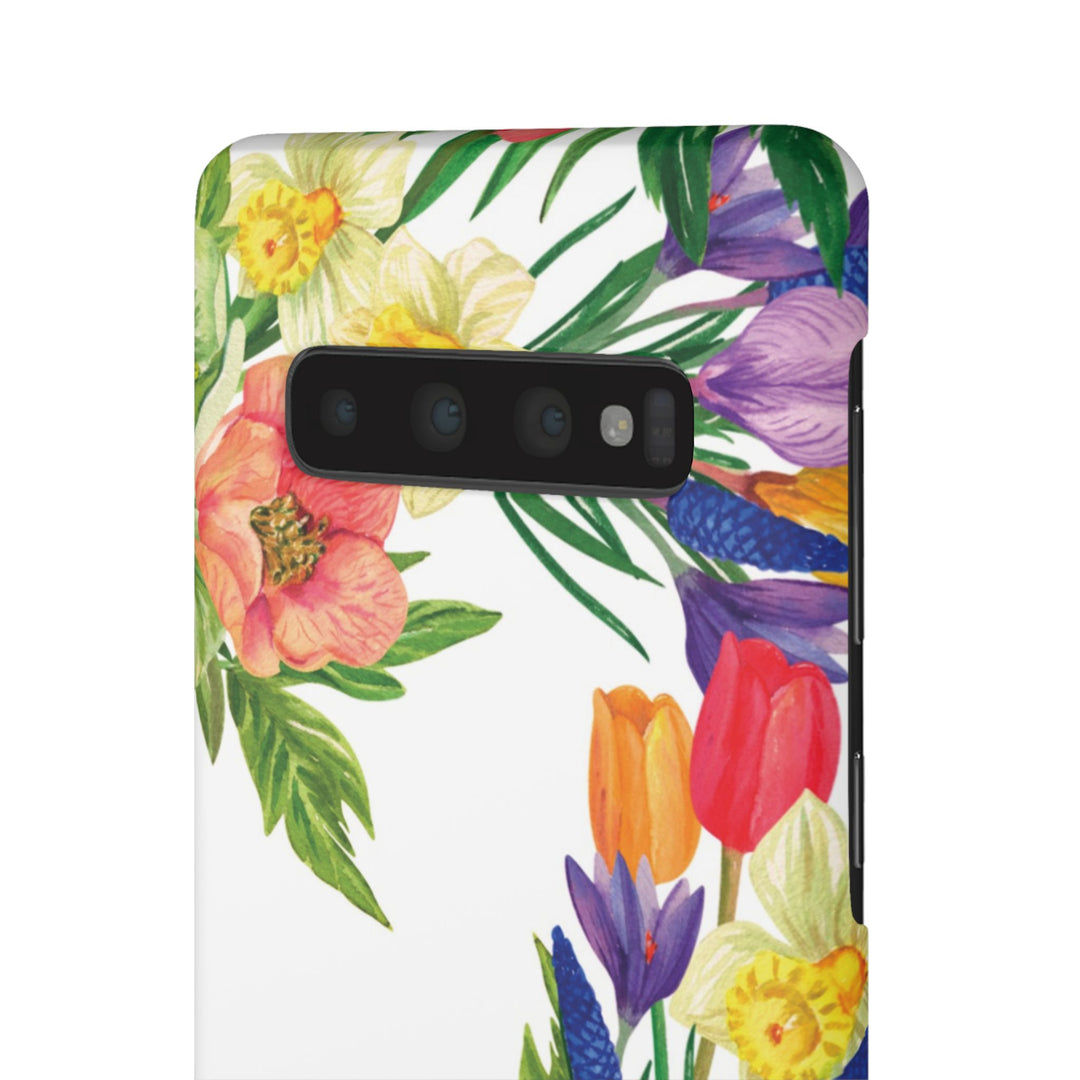 Sleek Snap Spring Summer Flowers Cute Phone Case for iPhone 16 15 14 13 12 11 X Xs Max Xr Pro Plus Samsung Galaxy S24 S23 S22 S21 S20 Ultra