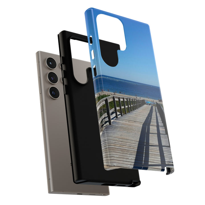 Cute Samsung Case | Cool Iphone Case | Summer Beach Walk, Samsung S24, S23, S22, S21, IPhone 15 Case | Iphone 14 Case, Iphone 13 Case - Studio40ParkLane