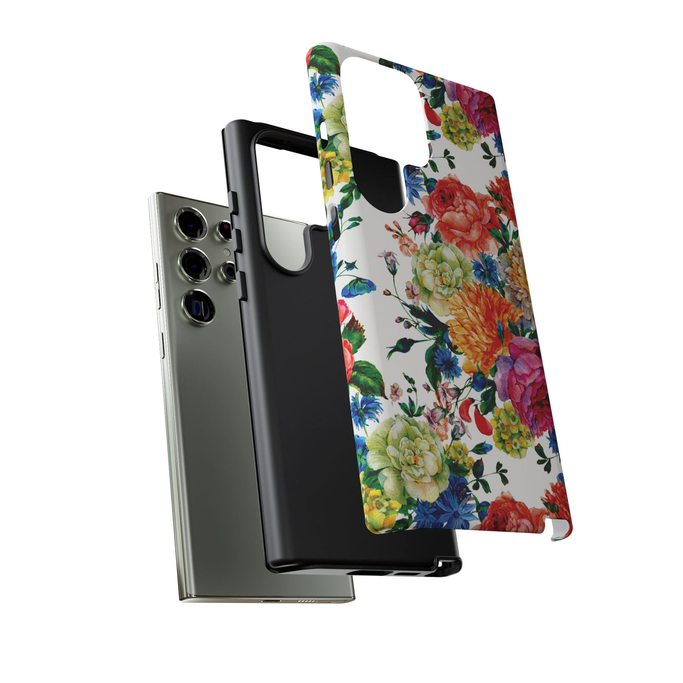 Premium Tough Spring Flowers Cute Phone Cases for Samsung S24, S23, S22, S21, S20, Plus and Ultra, Iphone 16 Pro Max,15, 14, 13, 12, 11, 10 - Studio40ParkLane