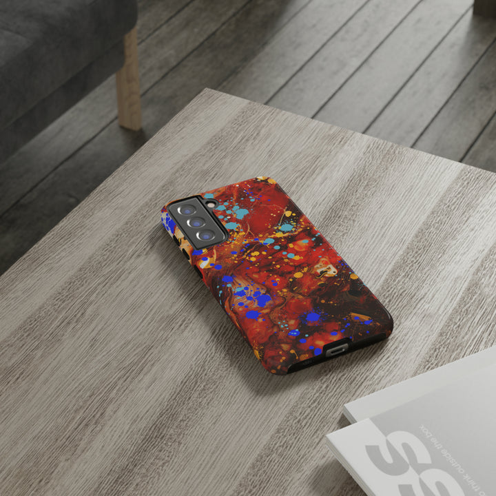 Cool Phone Case | Aesthetic Phone Case | Fall Colors Marble | For Samsung Galaxy S23, S22, S21, S20 | Luxury Double Layer | Cute - Studio40ParkLane