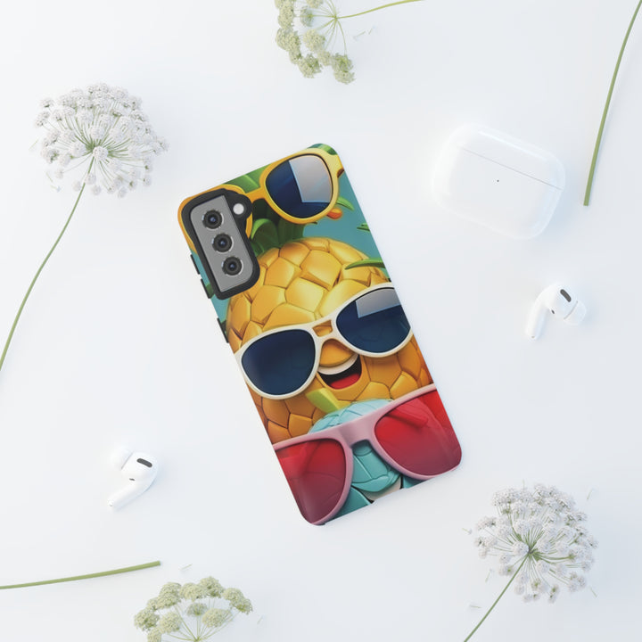Cute Samsung Phone Case | Aesthetic Samsung Phone Case | Galaxy S23, S22, S21, S20 | Summer Pineapple Fruit, Protective Phone Case - Studio40ParkLane