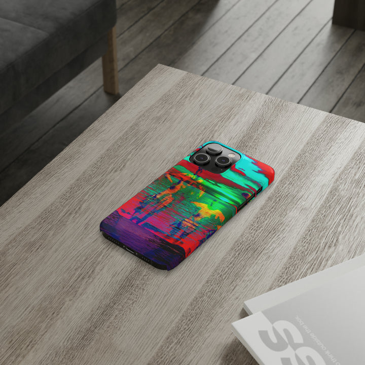 Slim Cute Phone Cases for Iphone - | iPhone 15 Case | iPhone 15 Pro Max Case, Iphone 14 Case, Iphone 14 Pro Max, Iphone 13, Sunset Mystery Dance - Studio40ParkLane