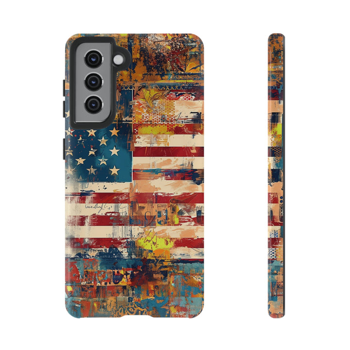 Impact Resistant, American Flag, Cute Phone Cases for Samsung S24, S23, S22, S21, IPhone 15 pro Iphone 14 pro Iphone 13 IPhone 12 Iphone 11 - Studio40ParkLane