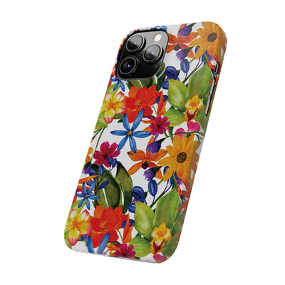 Slim Spring Flowers Gift for Her Cute Phone Cases for Iphone 16 Pro Max | iPhone 15 Case | iPhone 15 Pro Max Case, Iphone 14, 13, 12, 11, 10, 8, 7 - Studio40ParkLane