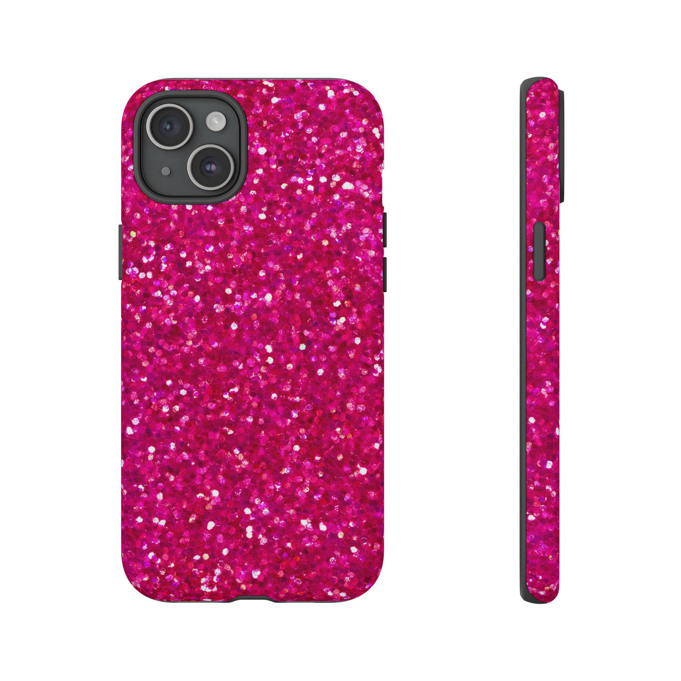 Pink Glitter Cute Phone Case, for IPhone 16 pro Max | Iphone 15, Iphone 14, IPhone 13 Case, 11 8 7, Samsung Galaxy S24, S23, S22, S21, 2 Layer Protection