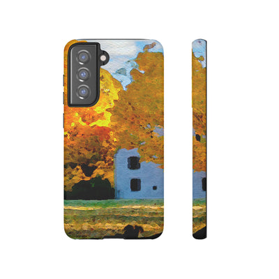 Impact Resistant, Fall Leaves Watercolor, Cute Phone Cases for Samsung S24, S23, S22, S21, IPhone 15 pro Iphone 14 pro Iphone 13 IPhone 12 Iphone 11