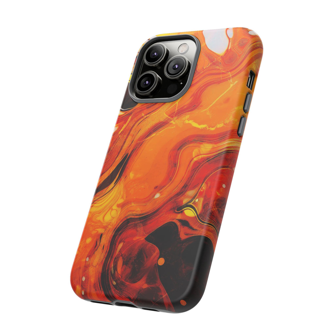 Impact Resistant, Fall Colors Marble, Cute Phone Cases for Samsung S24, S23, S22, S21, IPhone 15 pro Iphone 14 pro Iphone 13 IPhone 12 Iphone 11