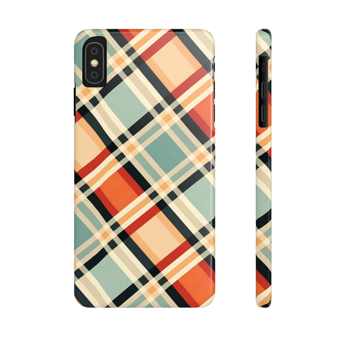 Slim Checkered Plaid Gift for Her Cute Phone Cases for Iphone 16 Pro Max | iPhone 15 Case | iPhone 15 Pro Max Case, Iphone 14, 13, 12, 11, 10, 8, 7 - Studio40ParkLane