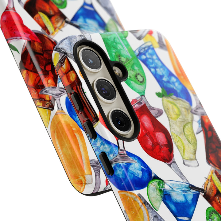 Cute Samsung Case | Cool Iphone Case | Summer Fruit Cocktail, Samsung S24, S23, S22, S21, IPhone 15 Case | Iphone 14 Case, Iphone 13 Case - Studio40ParkLane