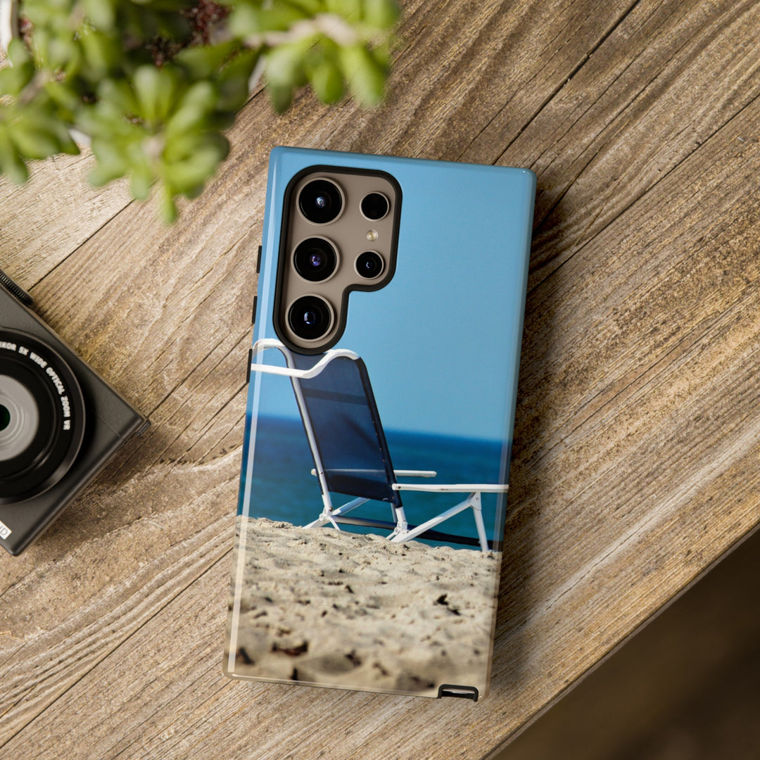 Cute Samsung Case | Cool Iphone Case | Summer Blue Beach Chair, Samsung S24, S23, S22, S21, IPhone 15 Case | Iphone 14 Case, Iphone 13 Case - Studio40ParkLane