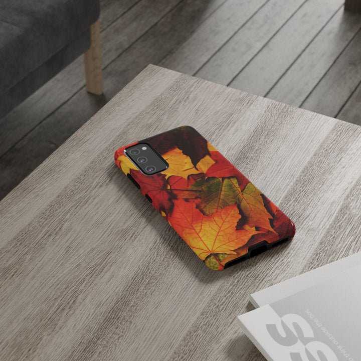 Autumn Fall Leaves Gift Cute Phone Case for, Samsung Galaxy S24, S23, S22, S21, IPhone 16 Case | Iphone 15, Iphone 14, IPhone 13 Case Mom Dad Gift - Studio40ParkLane