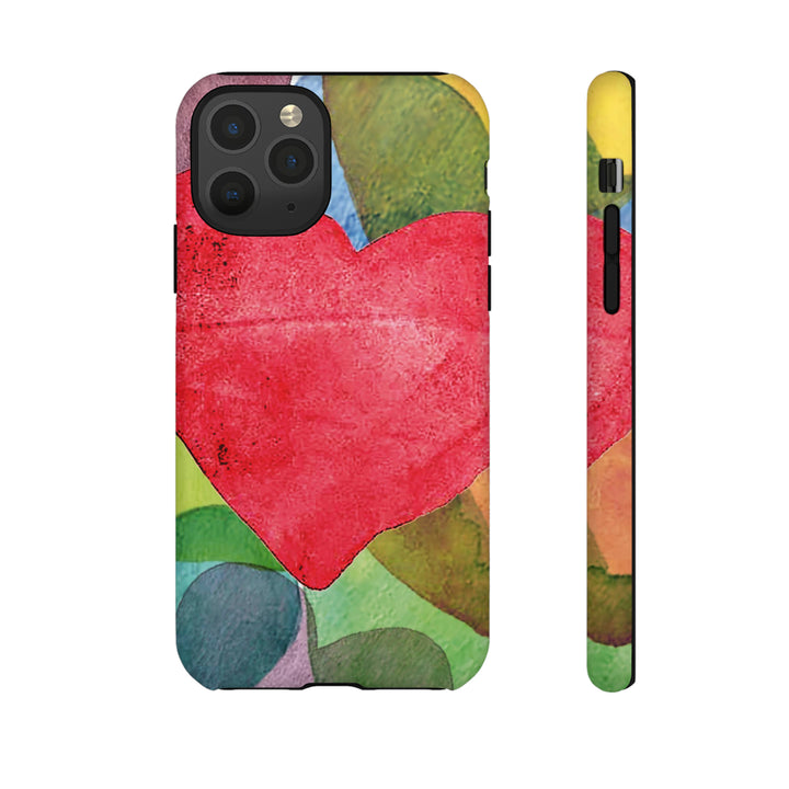 Cute IPhone Case | iPhone 15 Case | iPhone 15 Pro Max Case, Iphone 14 Case, Iphone 14 Pro Max Case IPhone Case for Art Lovers, Red Heart - Studio40ParkLane
