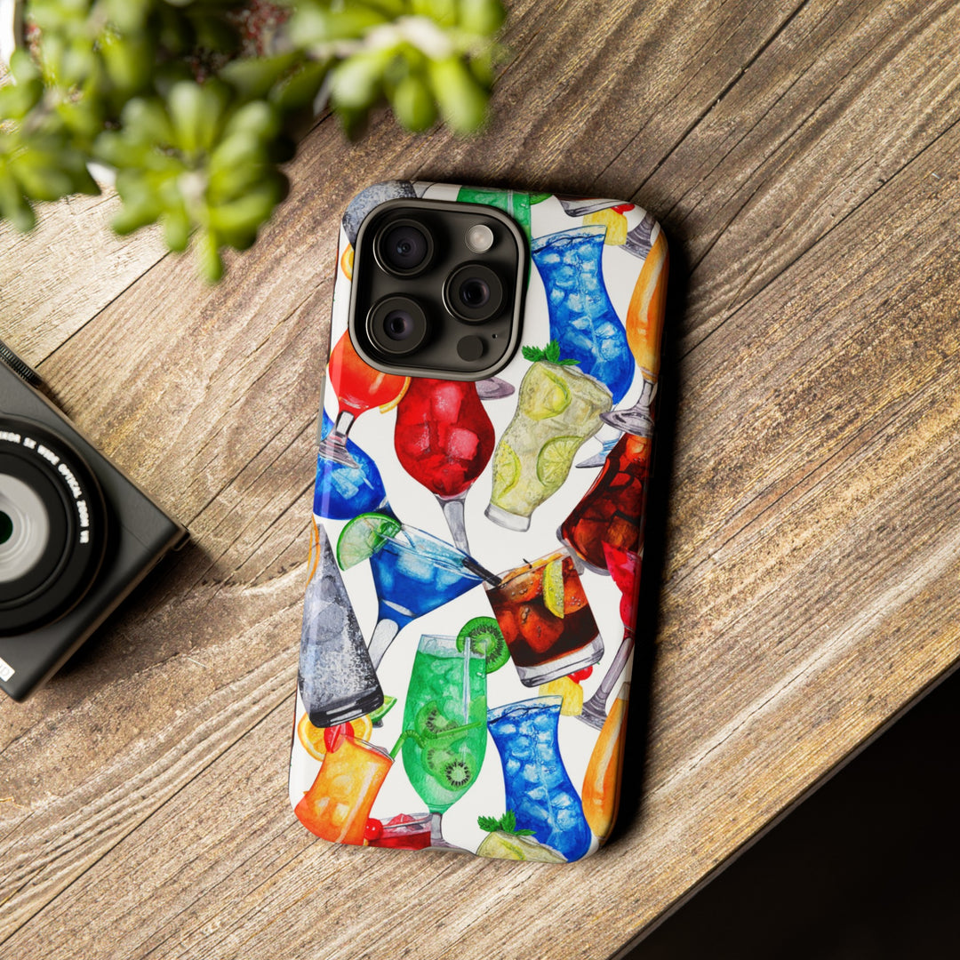 Cute Samsung Case | Cool Iphone Case | Summer Fruit Cocktail, Samsung S24, S23, S22, S21, IPhone 15 Case | Iphone 14 Case, Iphone 13 Case - Studio40ParkLane
