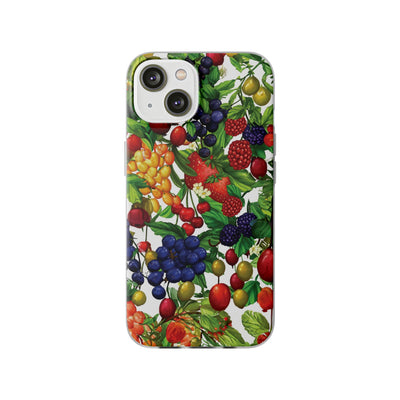 Cute Flexi Phone Cases, For Samsung Galaxy and Iphone, Summer Mixed Fruit, Galaxy S23 Phone Case, Samsung S22 Case, Samsung S21, Iphone 15, Iphone 14, Iphone 13