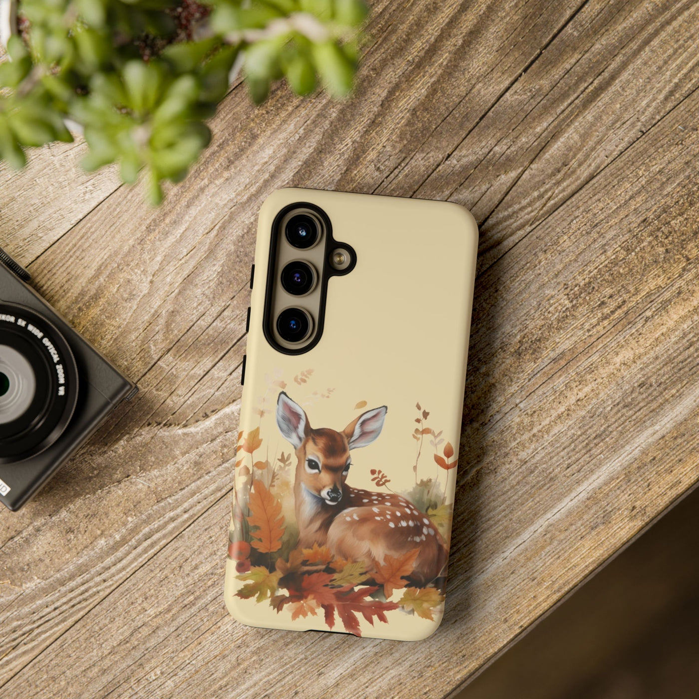 Autumn Fall Deer Gift for Her Cute Phone Case for, Samsung Galaxy S24, S23, S22, S21, IPhone 16 Case | Iphone 15, Iphone 14, IPhone 13 Case