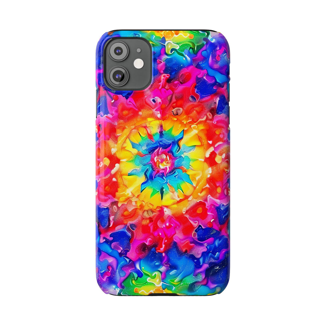 Slim Tie Dye Faux Glitter Gift for Her Cute Phone Cases for Iphone 16 Pro Max | iPhone 15 Case | iPhone 15 Pro Max Case, Iphone 14, Iphone 14 Pro Max, Iphone 13 12 11 8 7 - Studio40ParkLane
