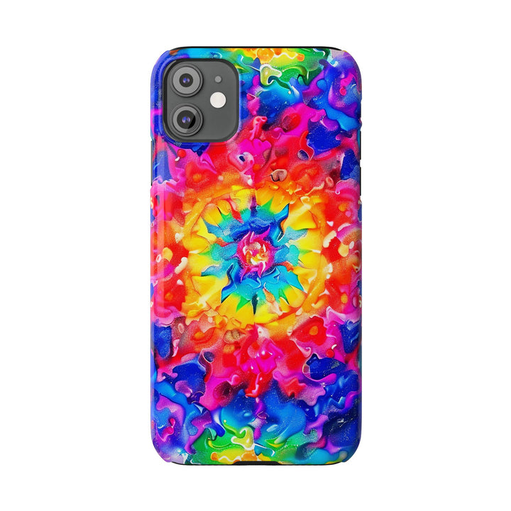 Slim Tie Dye Faux Glitter Gift for Her Cute Phone Cases for Iphone 16 Pro Max | iPhone 15 Case | iPhone 15 Pro Max Case, Iphone 14, Iphone 14 Pro Max, Iphone 13 12 11 8 7 - Studio40ParkLane