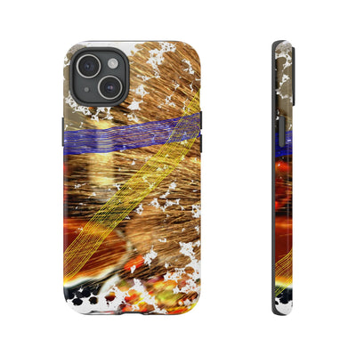 Impact Resistant, Pecan Pie Abstract, Cute Phone Cases for Samsung S24, S23, S22, S21, IPhone 15 pro Iphone 14 pro Iphone 13 IPhone 12 Iphone 11