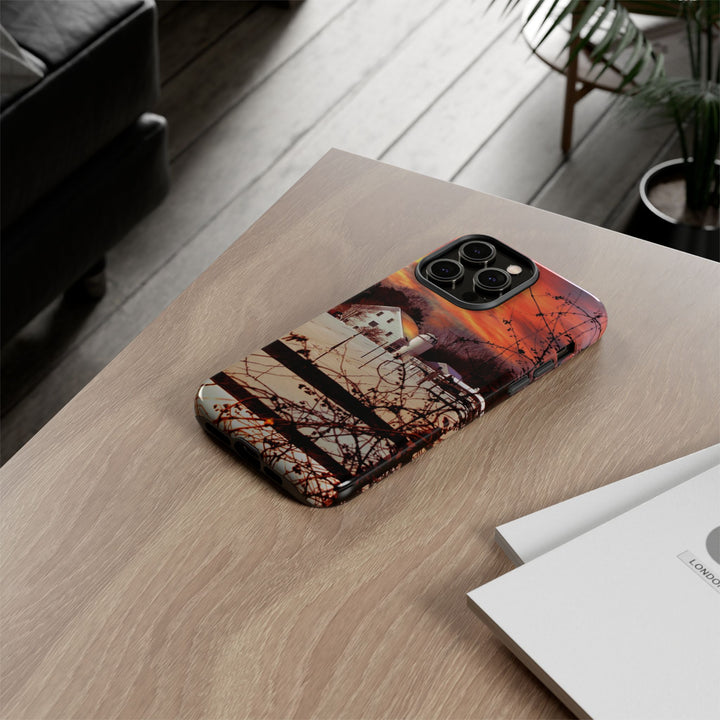 Impact Resistant, Winter Sunset Cute Phone Cases for Samsung S24, S23, S22, S21, IPhone 15 pro Iphone 14 pro Iphone 13 IPhone 12 Iphone 11 - Studio40ParkLane
