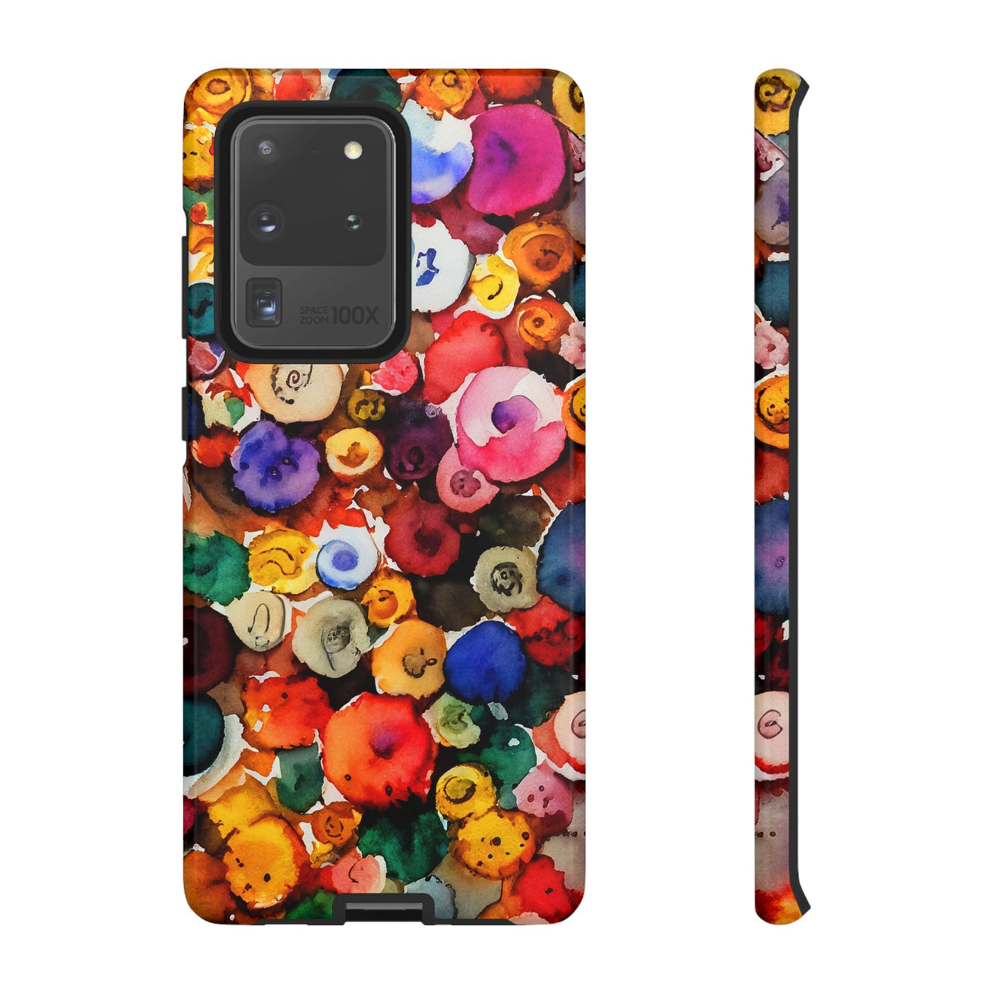 Impact Resistant, Fall Colors Buttons, Cute Phone Cases for Samsung S24, S23, S22, S21, IPhone 15 pro Iphone 14 pro Iphone 13 IPhone 12 Iphone 11