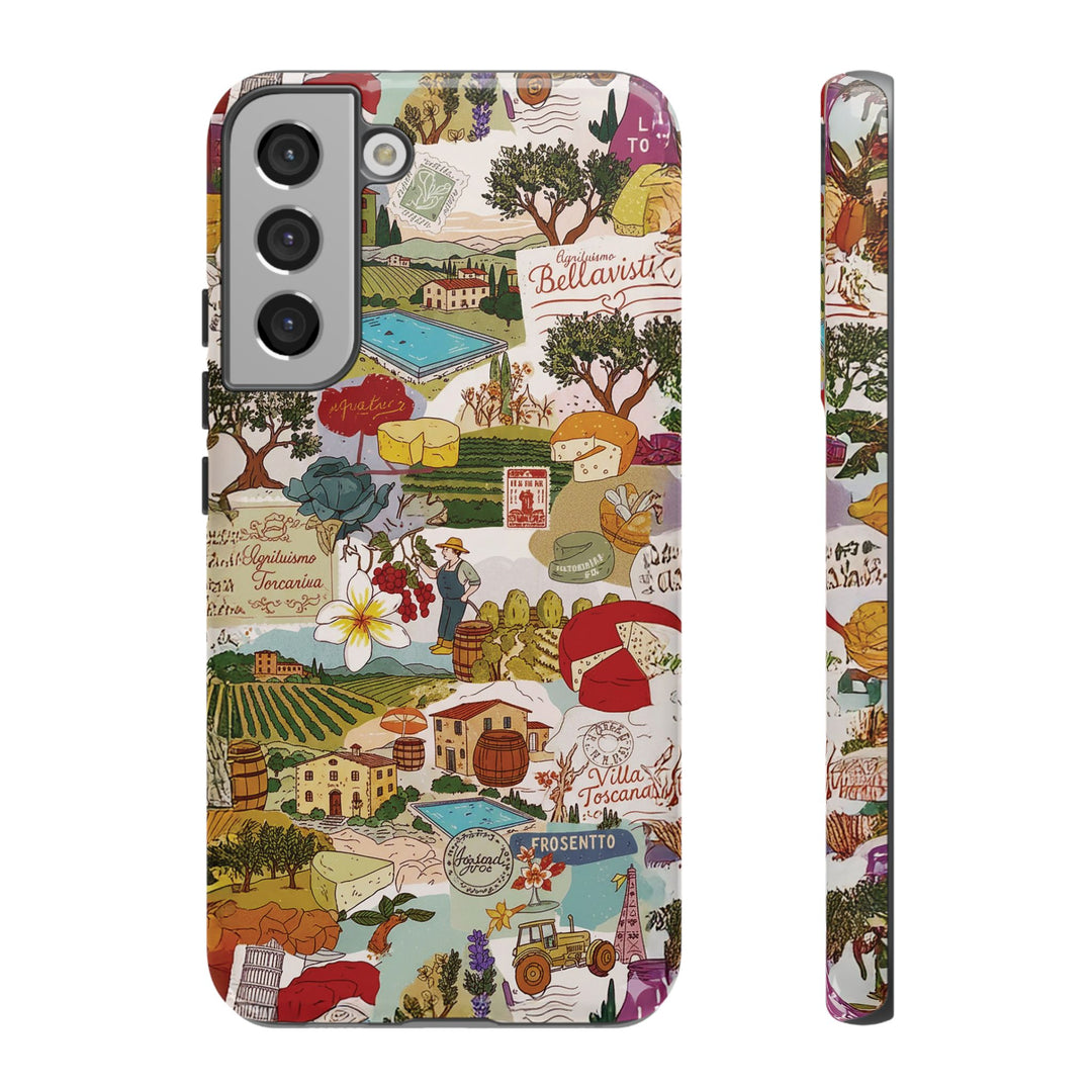 Italy Tuscany Coquette Collage Tough Premium Phone Case - For iPhone 17 Pro Max iPhone 16 Pro iPhone 15 Iphone 14 Plus 13 Pro 12 11 10 XR - Studio40ParkLane
