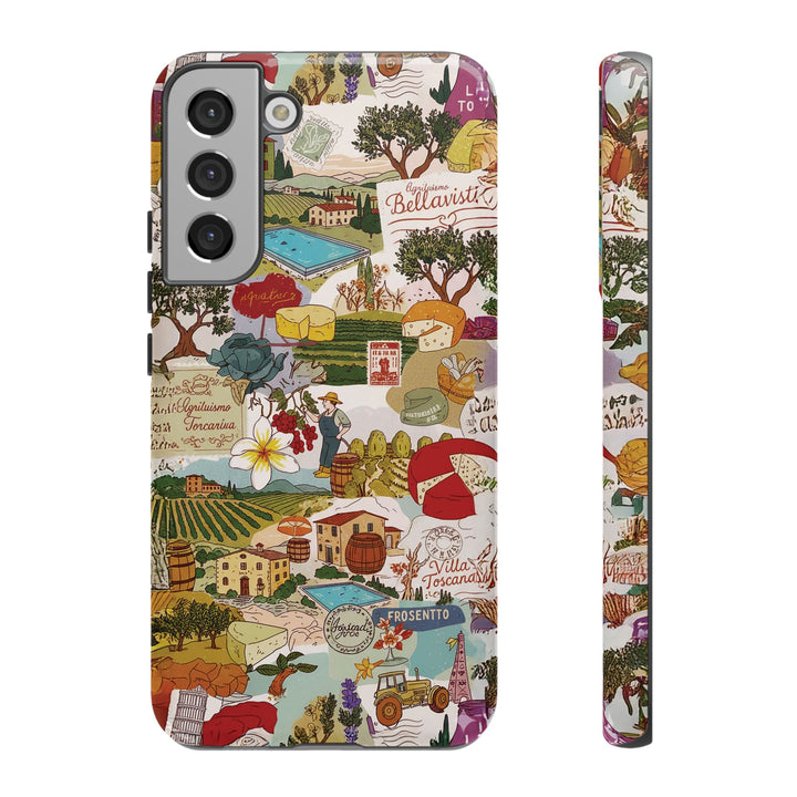 Italy Tuscany Coquette Collage Tough Premium Phone Case - For iPhone 17 Pro Max iPhone 16 Pro iPhone 15 Iphone 14 Plus 13 Pro 12 11 10 XR - Studio40ParkLane