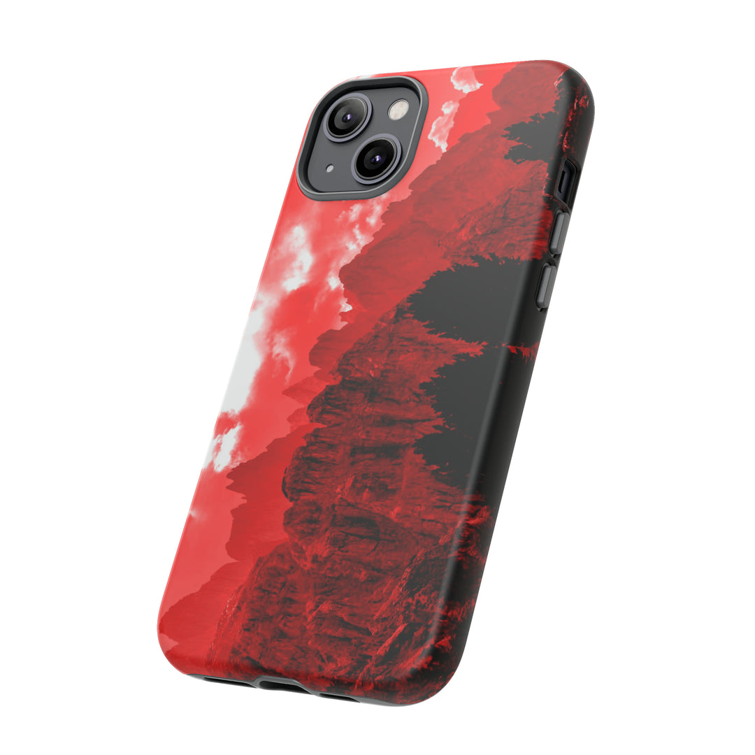 Cute IPhone Case | iPhone 15 Case | iPhone 15 Pro Max Case, Iphone 14 Case, Iphone 14 Pro Max Case IPhone Case for Art Lovers - Red Mountains - Studio40ParkLane