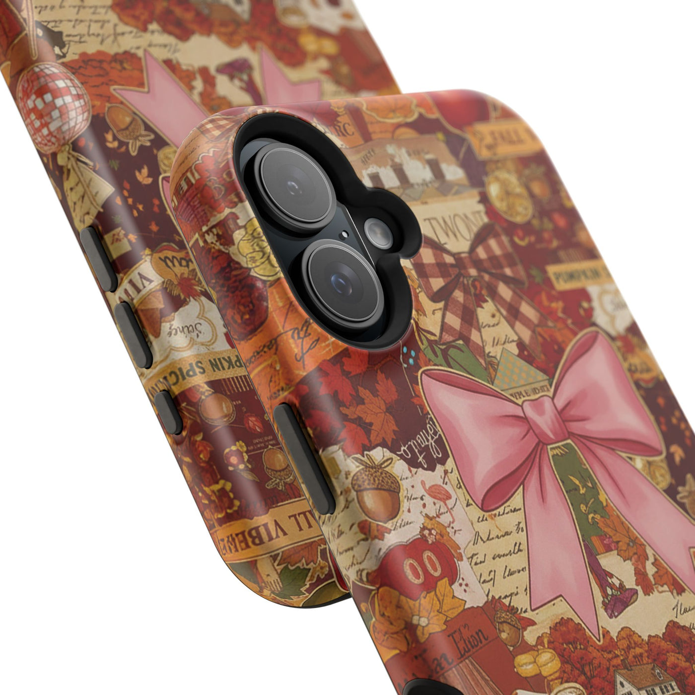 New England Fall Coquette Collage Tough Magsafe Cute Phone Cases for Iphone | iPhone 15 Pro Max Case, Iphone 14, Iphone 14 13 12 11 10 9 8 7 - Studio40ParkLane