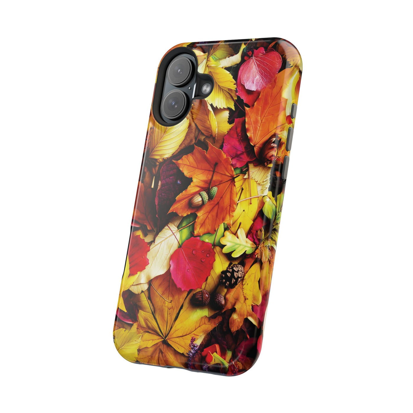 Aesthetic Tough Magsafe Fall Leaves Foliage Phone Case - For iPhone 17 Pro Max iPhone 16 Pro iPhone 15 Iphone 14 Plus 13 Pro 12 11 10 - Studio40ParkLane