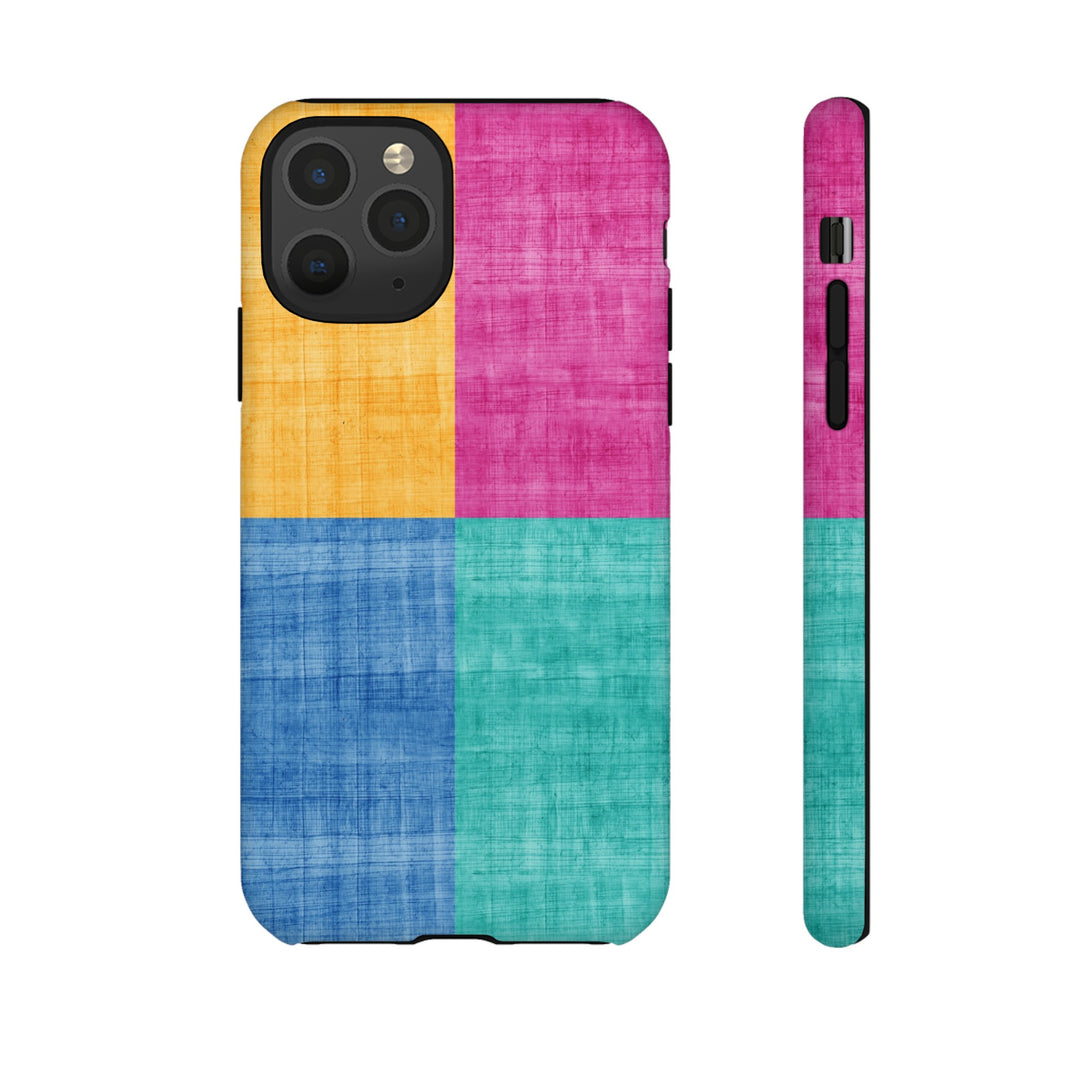 Impact Resistant, Colored Shapes, Cute Phone Cases for Samsung S24, S23, S22, S21, IPhone 15 pro Iphone 14 pro Iphone 13 IPhone 12 Iphone 11 - Studio40ParkLane
