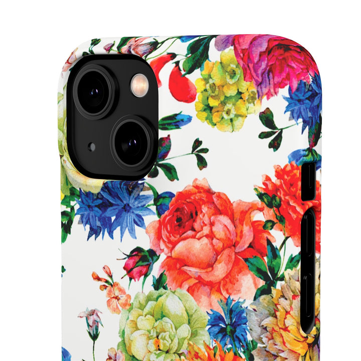 Sleek Snap Colorful Flowers Cute Phone Case for iPhone 16 15 14 13 12 11 X Xs Max Xr Pro Plus Samsung Galaxy S24 S23 S22 S21 S20 Note Ultra
