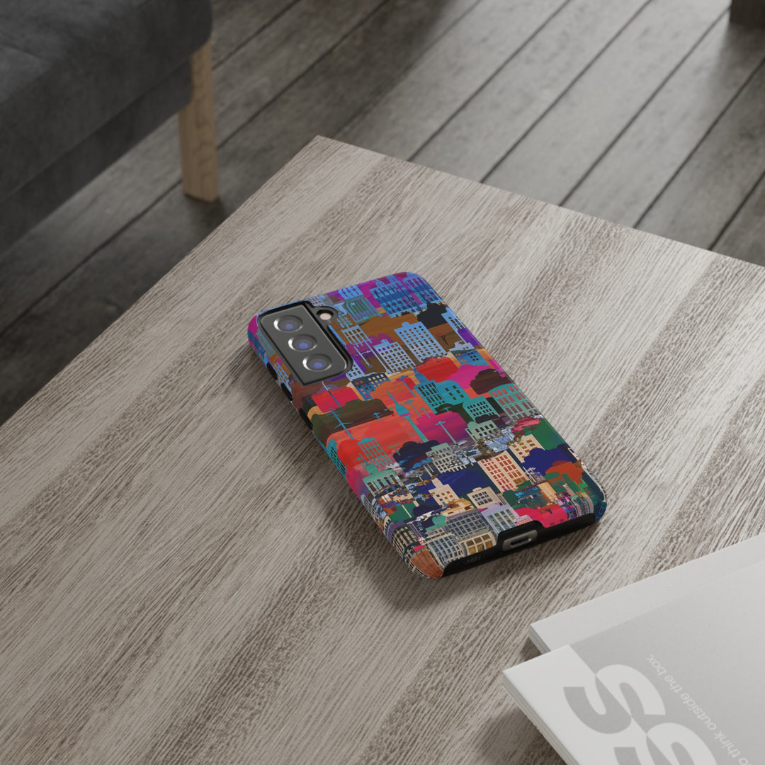 Cute Samsung Case | Cool Iphone Case | Summer City Skyline, Samsung S24, S23, S22, S21, IPhone 15 Case | Iphone 14 Case, Iphone 13 Case - Studio40ParkLane