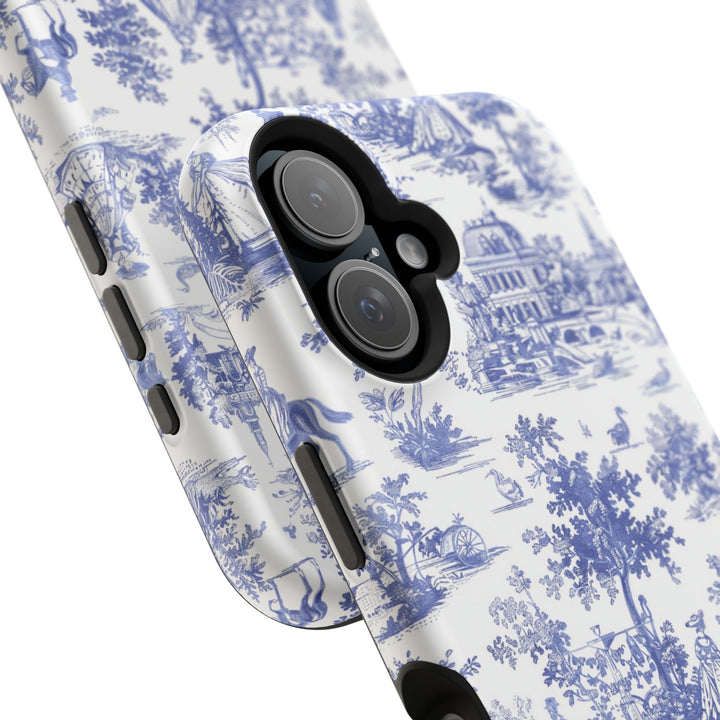 Magsafe French Toile Personalized Initial Custom Gift Cute Phone Cases for Iphone 16 Pro Max | iPhone 15, Pro Max Case, Iphone 14, 13, 12, 11, 10 - Studio40ParkLane