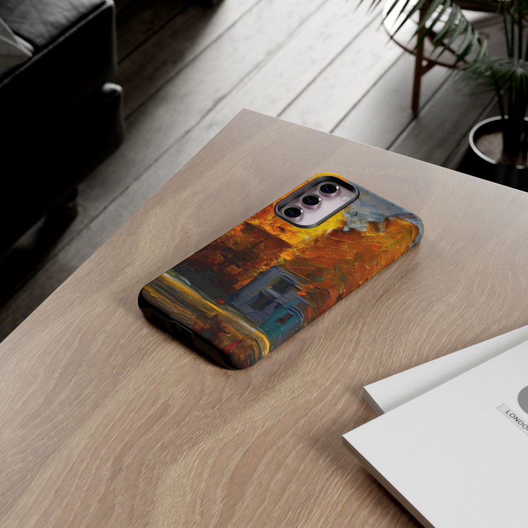 Impact Resistant, Fall Leaves Oil Painting, Cute Phone Cases for Samsung S24, S23, S22, S21, IPhone 15 pro Iphone 14 pro Iphone 13 IPhone 12 Iphone 11 - Studio40ParkLane
