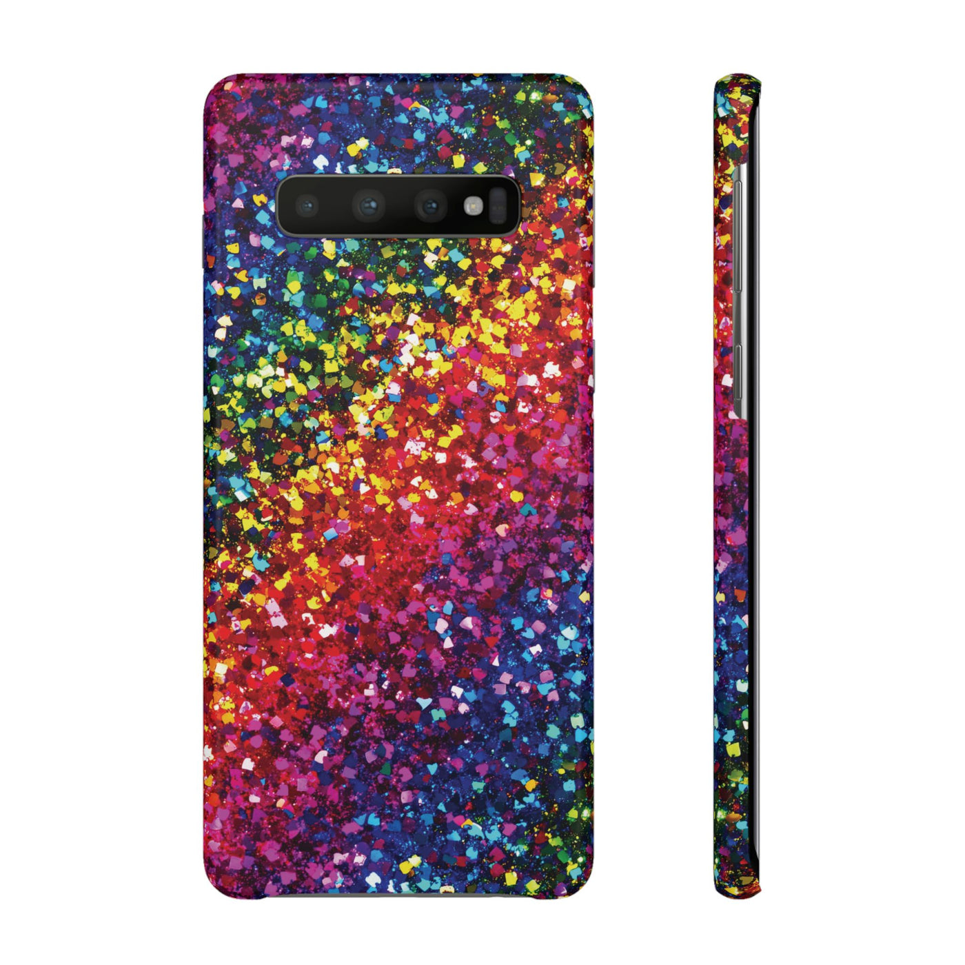 Snap Non-Glitter Muted Color Play on "Faux" Glitter Effect Cute Phone Cases for Samsung and Iphone, 16, 15, 14, S24, S23, S22, S21, S20, Plus and Ultra