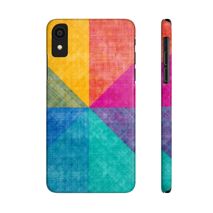 Slim Cute Phone Cases for Iphone | iPhone 15 Case | iPhone 15 Pro Max Case, Iphone 14, Iphone 14 Pro Max, Iphone 13, Abstract Colored Shapes - Studio40ParkLane