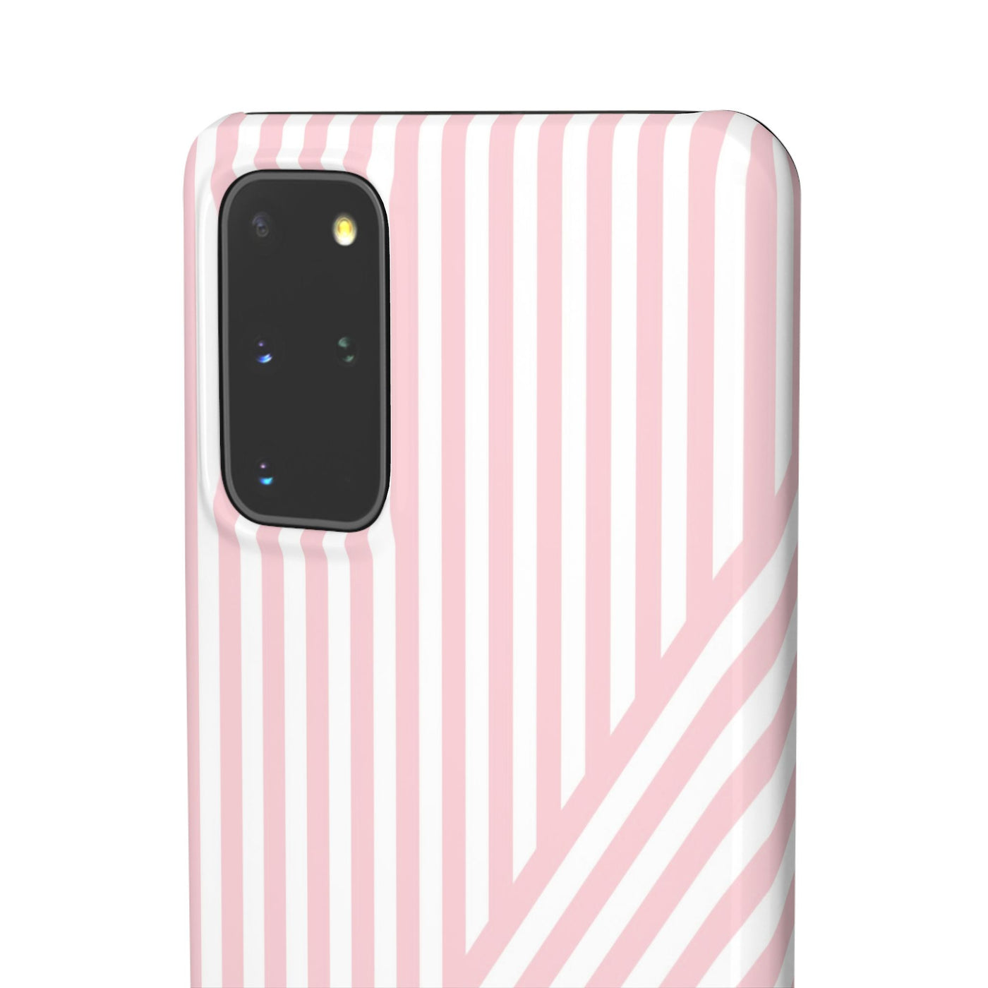 Aesthetic Sweet Pink Stripes Cute Phone Case Sleek Snap - For iPhone 17 Pro Max iPhone 16 Pro iPhone 15 Iphone 14 Plus 13 Pro 12 11 10 Gift