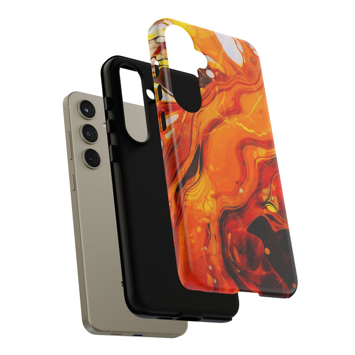 Impact Resistant, Fall Colors Marble, Cute Phone Cases for Samsung S24, S23, S22, S21, IPhone 15 pro Iphone 14 pro Iphone 13 IPhone 12 Iphone 11 - Studio40ParkLane