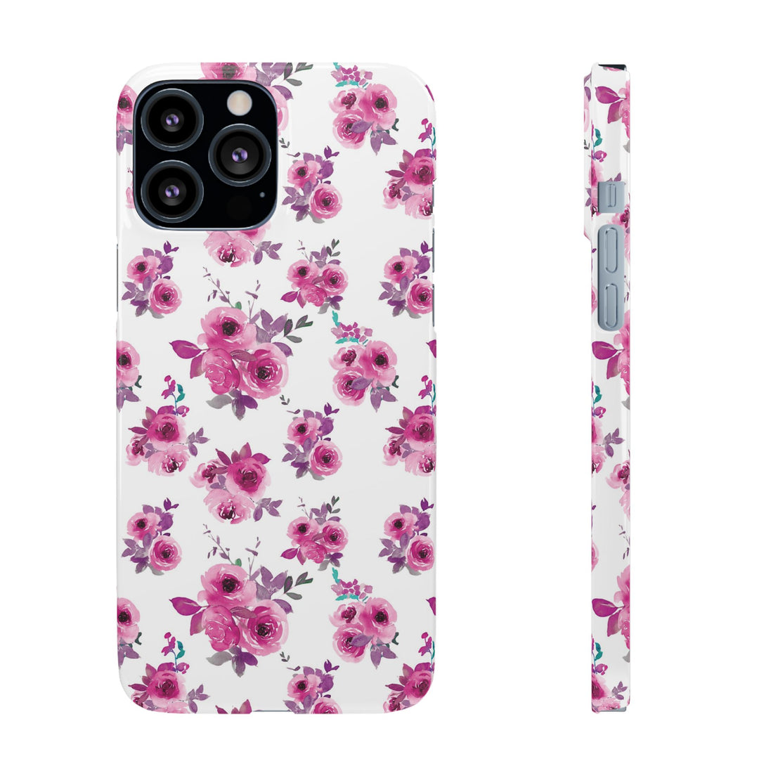 Sleek Snap Flowers Gift for Her Cute Phone Case for iPhone 16 15 14 13 12 11 X Xs Max Xr Pro Plus Samsung Galaxy S24 S23 S22 S21 S20 Ultra