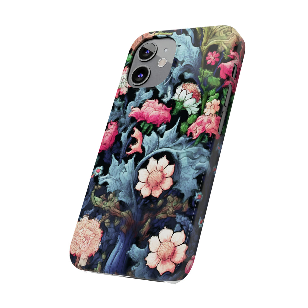 Slim Cute Phone Cases for Iphone - | iPhone 15 Case | iPhone 15 Pro Max Case, Iphone 14 Case, Iphone 14 Pro Max, Iphone 13, Flowers Scene - Studio40ParkLane