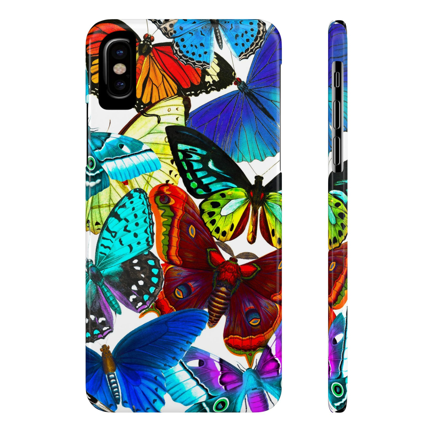 Bright Butterflies Gift for Her Cute Phone Cases for Iphone 16 Pro Max | iPhone 15 Case | iPhone 15 Pro Max Case, Iphone 14, Iphone 14 Pro Max, Iphone 13 12 11 8 7