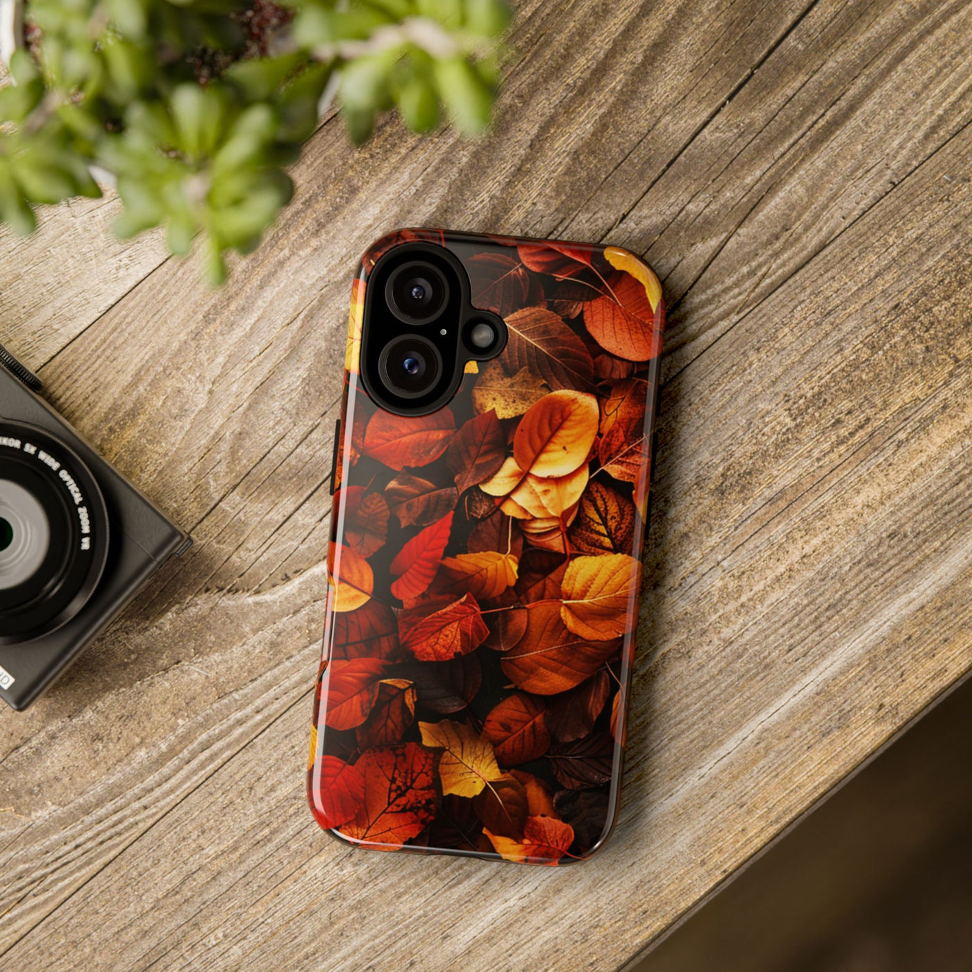 Autumn Fall Leaves Gift for Her Cute Phone Case for, Samsung Galaxy S24, S23, S22, S21, IPhone 16 Case | Iphone 15, Iphone 14, IPhone 13 Case