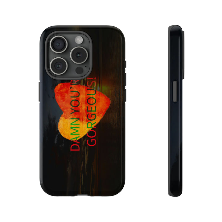 Cute IPhone Case | iPhone 15 Case | iPhone 15 Pro Max Case, Iphone 14 Case, Iphone 14 Pro Max Case IPhone Case for Art Lovers, Heart Sunset - Studio40ParkLane